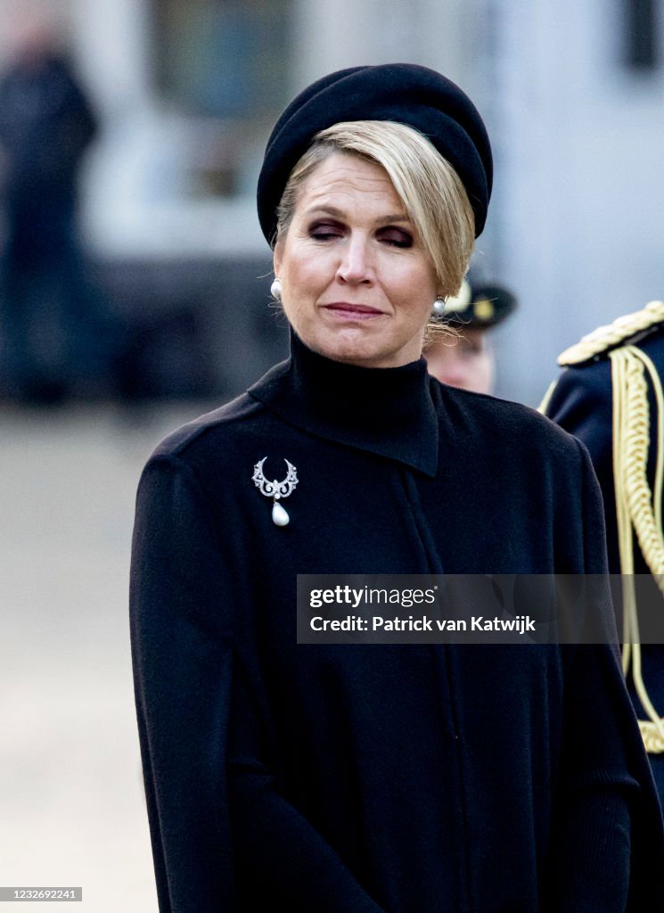 King Willem-Alexander Of The Netherlands And Queen Maxima Attend The Remembrance Day