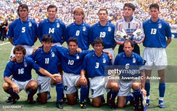 Roberto Baggio during Italia - Brasil, on Usa world cup on July 17, 1994 in Pasadena, USA.