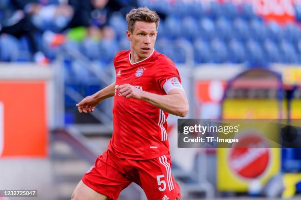 Mirnes Pepic of MSV Duisburg ei during the 3. Liga match between MSV Duisburg and Bayern München II at Schauinsland-Reisen-Arena on May 05, 2021 in...