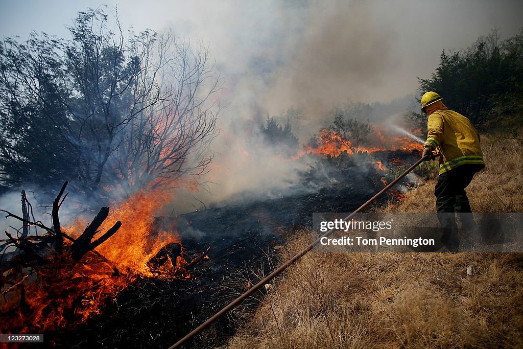 Wildfire In Possum Kingdom Area Of Texas Continues To Burn