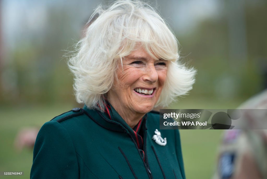 The Duchess Of Cornwall, Colonel-In-Chief, The Rifles, Visits 5th Battalion The Rifles, Wiltshire