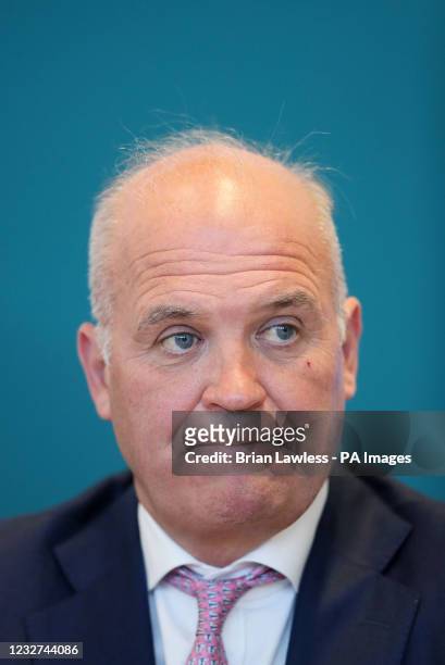 Dr Tony Holohan, chief medical officer at the Department of Health during a briefing at the Department of Health in Dublin. There have been four...
