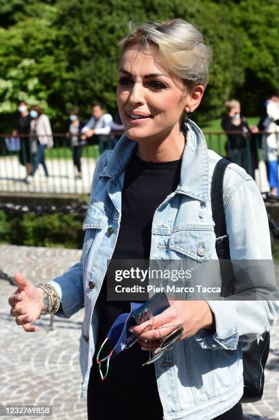 Francesca Pascale, attends the"I Sentinelli" protest to Approve Zan DDL at Arco della Pace on May 8, 2021 in Milan, Italy. The association "I...