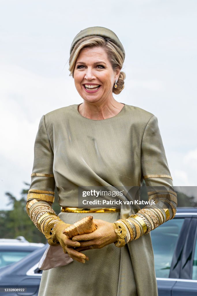 Queen Maxima Of The Netherlands Attends A Music Program For Children At Radio Kootwijk