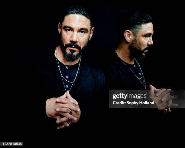 Actor Clayton Cardenasr of FX's 'Mayans M.C.'' is photographed for TV Guide Magazine on August 6, 2019 in Beverly Hills, California.