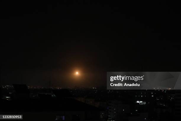 Rockets are being fired from Gaza Strip towards different locations in Israel after deadline for Israel to withdraw its security forces from Masjid...