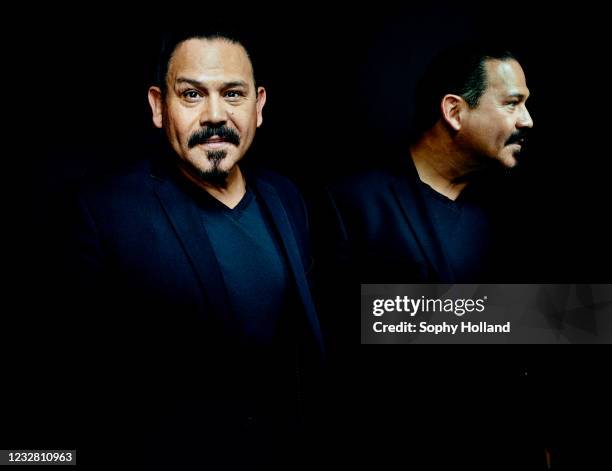 Actor Emilio Rivera of FX's 'Mayans M.C.'' is photographed for TV Guide Magazine on August 6, 2019 in Beverly Hills, California.