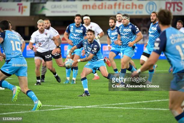 Benoit PAILLAUGUE of Montpellier during the Top 14 match between Montpellier and Toulon at GGL Stadium on May 11, 2021 in Montpellier, France.