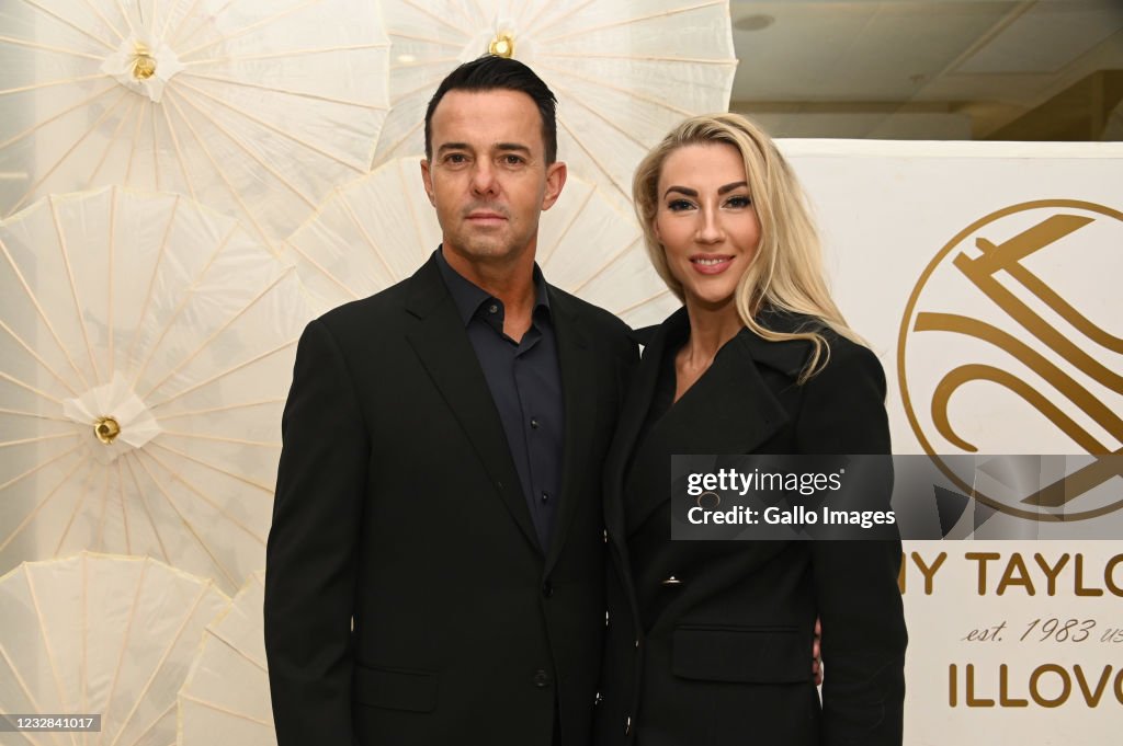 Peet & Mel Viljoen at the opening of the Tammy Taylor Illovo on May