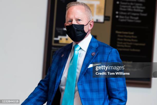 Rep. Jeff Van Drew, R-N.J., is seen in the Capitol Visitor Center before House Republicans voted to remove Rep. Liz Cheney, R-Wyo., from the position...