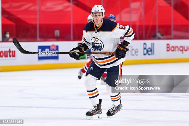 Look on Edmonton Oilers center Kyle Turris during the Edmonton Oilers versus the Montreal Canadiens game on May 12 at Bell Centre in Montreal, QC