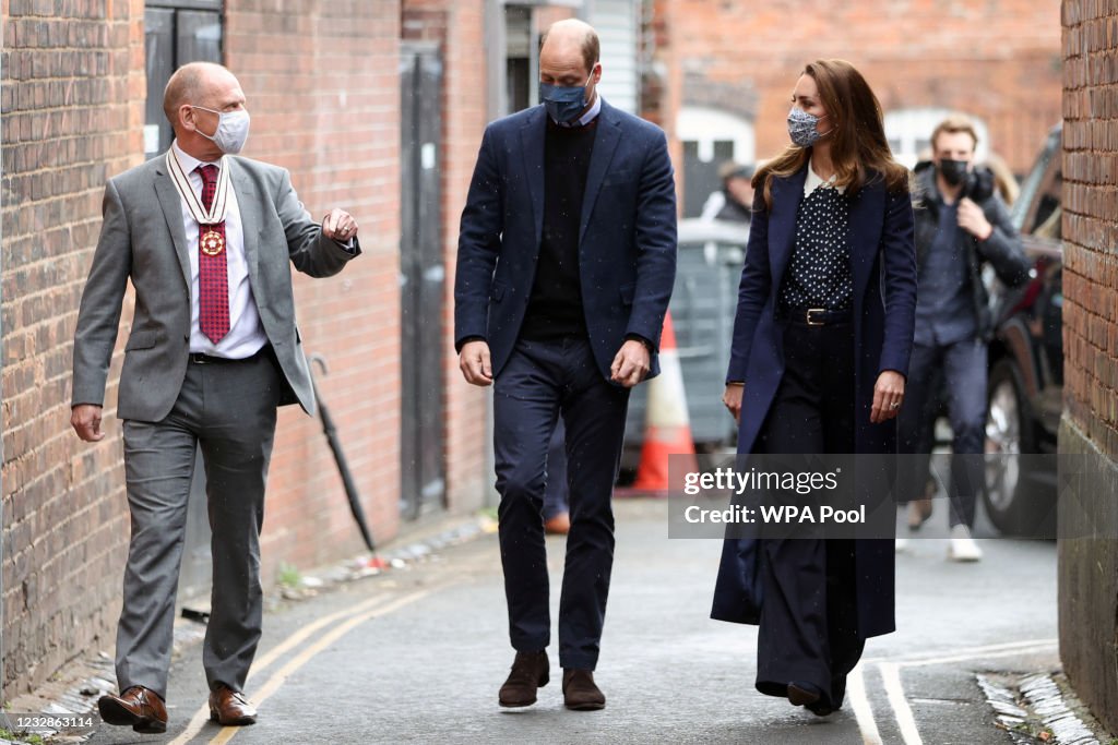 The Duke And Duchess Of Cambridge Carry Out Engagements In Wolverhampton