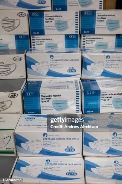 Stack Ppe Kit 611 Stack Of Medical Masks Stock Photos, High-Res Pictures, and Images ...