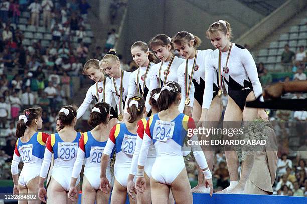 Eva Rueda 1992 Olympics Gymnastics Photos and Premium High Res Pictures - Getty ...