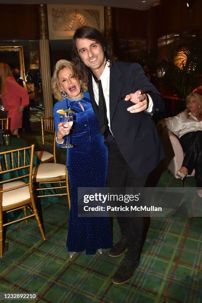 Nikki Haskell and James Sikura attend Nikki Haskell's Birthday at The Beverly Hills Hotel on May 13, 2021 in Beverly Hills, California.