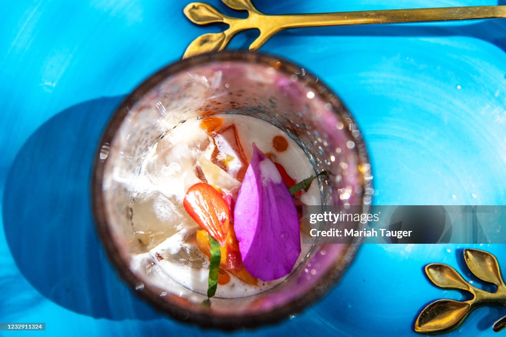 Dishes from phenakite and chef minh phan for the gold award