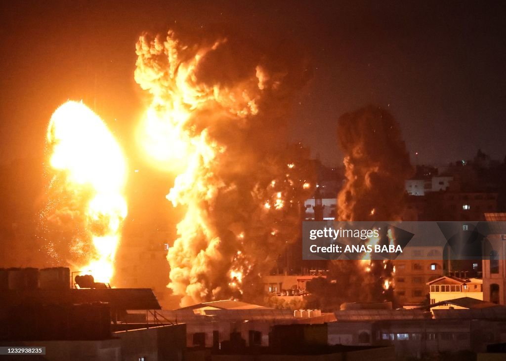 TOPSHOT-PALESTINIAN-ISRAEL-CONFLICT-GAZA