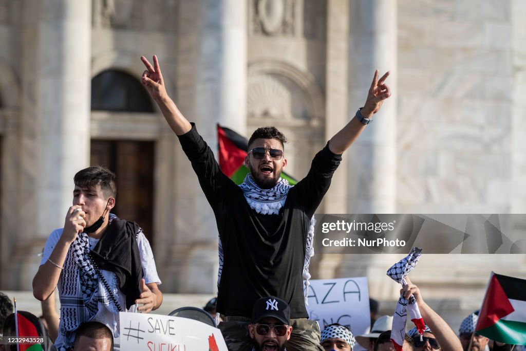 Free Palestine Rally In Puerto Rico