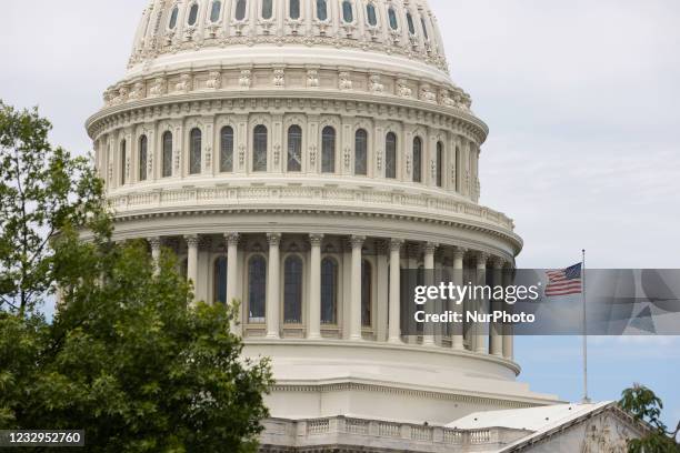 The US Capitol Building is seen in Washington, D.C. May 12, 2021.