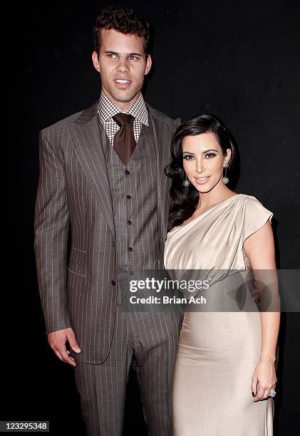 Player Kris Humphries and TV personality Kim Kardashian attend A Night of Style & Glamour to welcome newlyweds Kim Kardashian and Kris Humphries at...