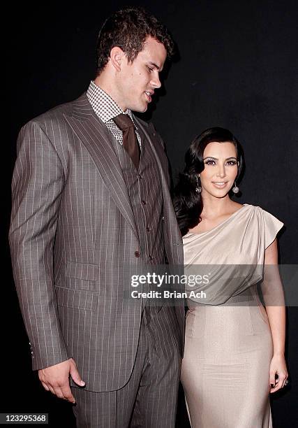 Player Kris Humphries and TV personality Kim Kardashian attend A Night of Style & Glamour to welcome newlyweds Kim Kardashian and Kris Humphries at...