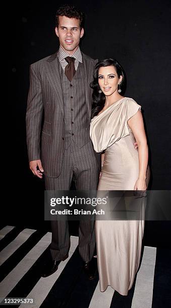 Player Kris Humphries and TV personality Kim Kardashian attend A Night of Style & Glamour to welcome newlyweds Kim Kardashian and Kris Humphries at...