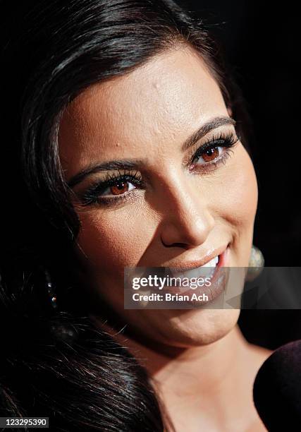 Personality Kim Kardashian attends A Night of Style & Glamour to welcome newlyweds Kim Kardashian and Kris Humphries at Capitale on August 31, 2011...