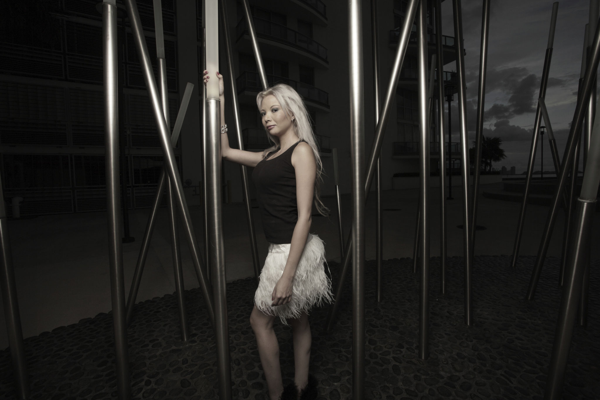 Woman in the dark Woman in the dark