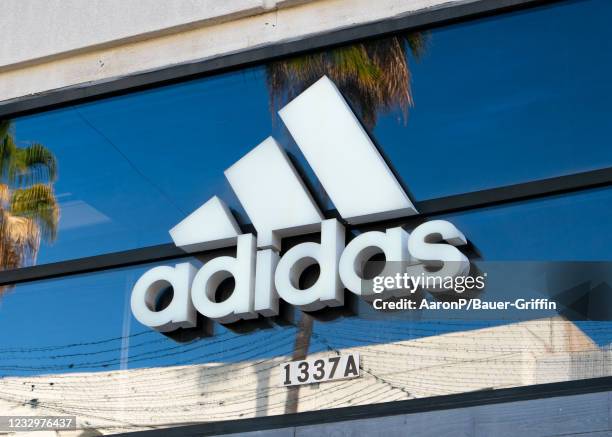 General views of the Adidas Store on 3rd Street Promenade on May 18, 2021 in Santa Monica, California.