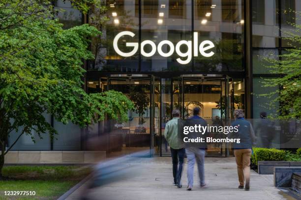 The current Google U.K. Headquarters in the King's Cross Central development in London, U.K., on Tuesday, April 27, 2021. In a financial hub that...