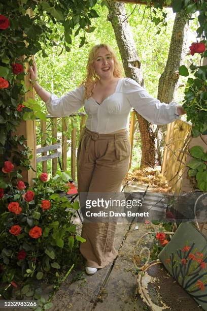 Honey Ross attends the launch of Vyrao, a new wellbeing brand by Yasmin Sewell, on May 18, 2021 in London, England.