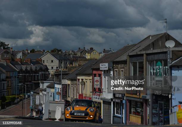 General view of the center of Bangor. On Wednesday, May 19 in Bangor, County Down, Northern Ireland