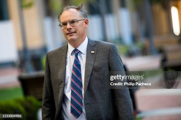 Epic Games CEO Tim Sweeney arrives at the United States District Court on May 20, 2021 in Oakland, California. Epic Games, the maker of popular video...