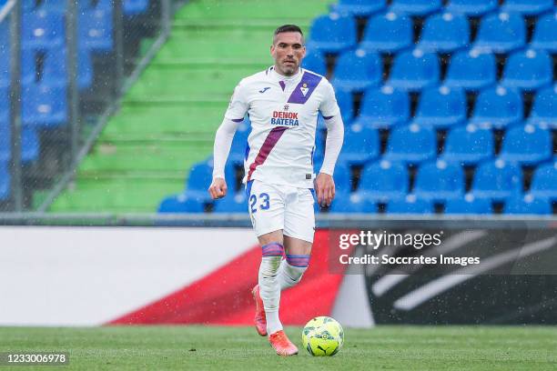 Anaitz Arbilla of SD Eibar during the La Liga Santander match between Getafe v Eibar at the Coliseum Alfonso Perez on May 9, 2021 in Getafte Spain