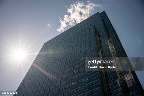 The Day 1 building is seen at the Amazon.com Inc. Headquarters on May 20, 2021 in Seattle, Washington. Five women employees sued Amazon this week,...