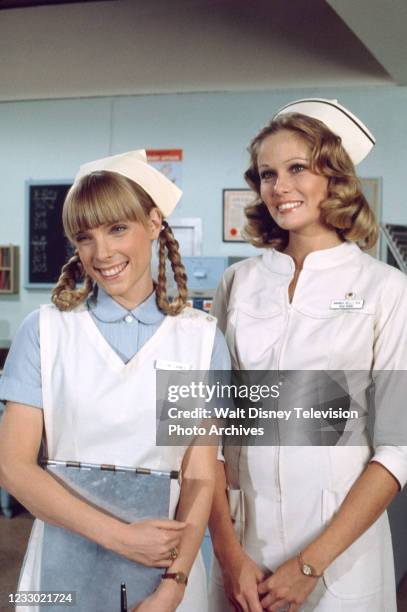 Los Angeles, CA Nancy Fox, Barbara Rucker appearing in the ABC tv series 'The New Temperatures Rising Show', episode 'Operation Mercy'.