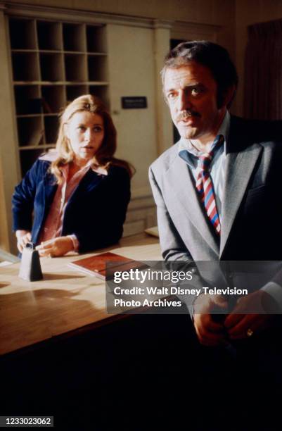 Patty Duke, John Astin appearing in the ABC tv series 'The Wide World of Mystery', episode 'Hard Day at Blue Nose'.