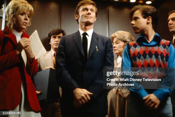 Los Angeles, CA Arlene Golonka, James Farentino, Roddy McDowall, Teresa Wright, Barry Livingston, Craig Stevens appearing in the ABC tv movie 'The...