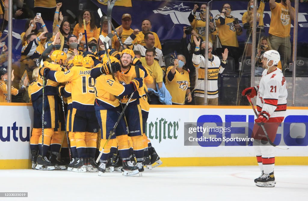 NHL: MAY 21 Stanley Cup Playoffs First Round - Hurricanes at Predators
