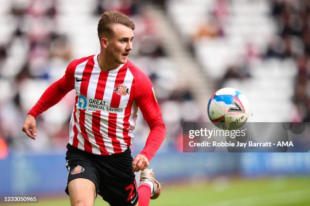 Jack Diamond of Sunderland during the Sky Bet League One Play-off Semi Final 2nd Leg match between Sunderland and Lincoln City at Stadium of Light on...