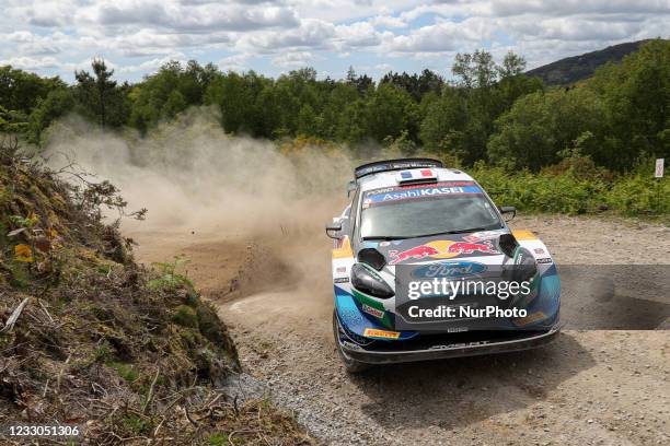 Adrien FOURMAUX and Renaud JAMOUL in FORD Fiesta WRC of M-SPORT FORD WORLD RALLY TEAM in action during the SS12 - Vieira do Minho 1 of the WRC...