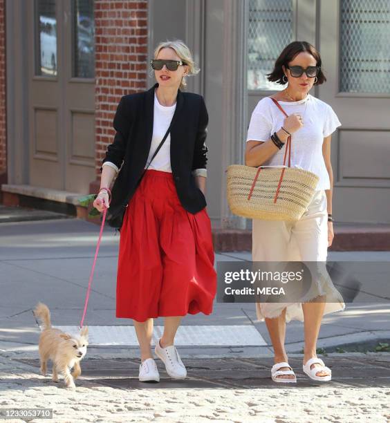 Naomi Watts is seen out and about on May 21, 2021 in New York City, New York.