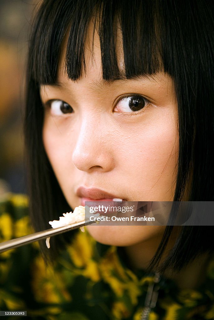 Beautiful young Chinese woman