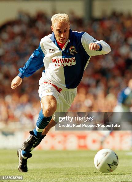 Stuart Ripley of Blackburn Rovers in action during the FA Charity ...