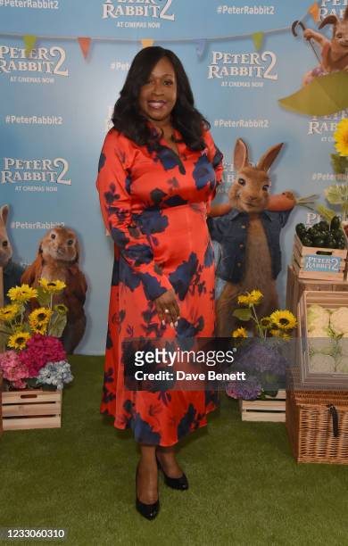 Angie Greaves attends the UK Gala Screening of "Peter Rabbit 2: The Runaway" at Picturehouse Central on May 23, 2021 in London, England.