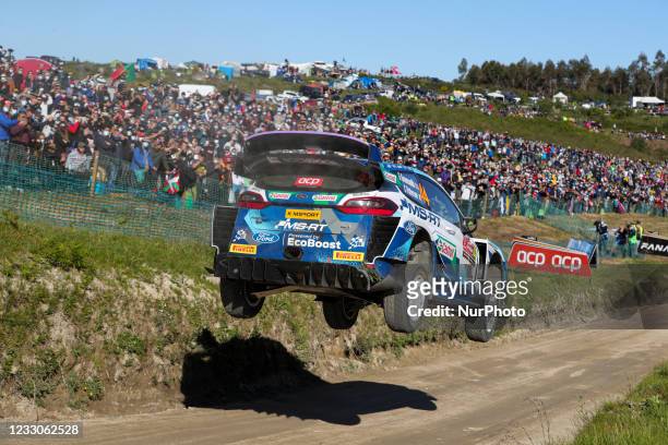 Gus GREENSMITH and Chris PATTERSON in FORD Fiesta WRC of M-SPORT FORD WORLD RALLY TEAM in action during the SS18 - Fafe 1 of the WRC Vodafone Rally...