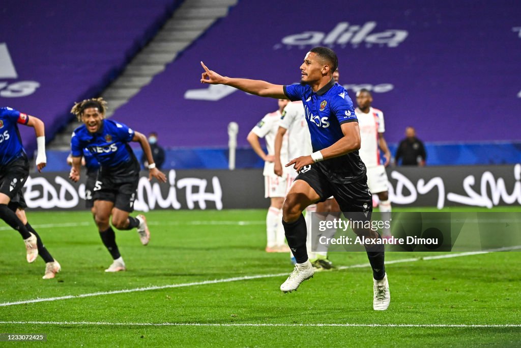 William SALIBA Of Nice Celebrate His Goal During The Ligue 1 Match william-saliba-of-nice-celebrate-his-goal-during-the-ligue-1-match