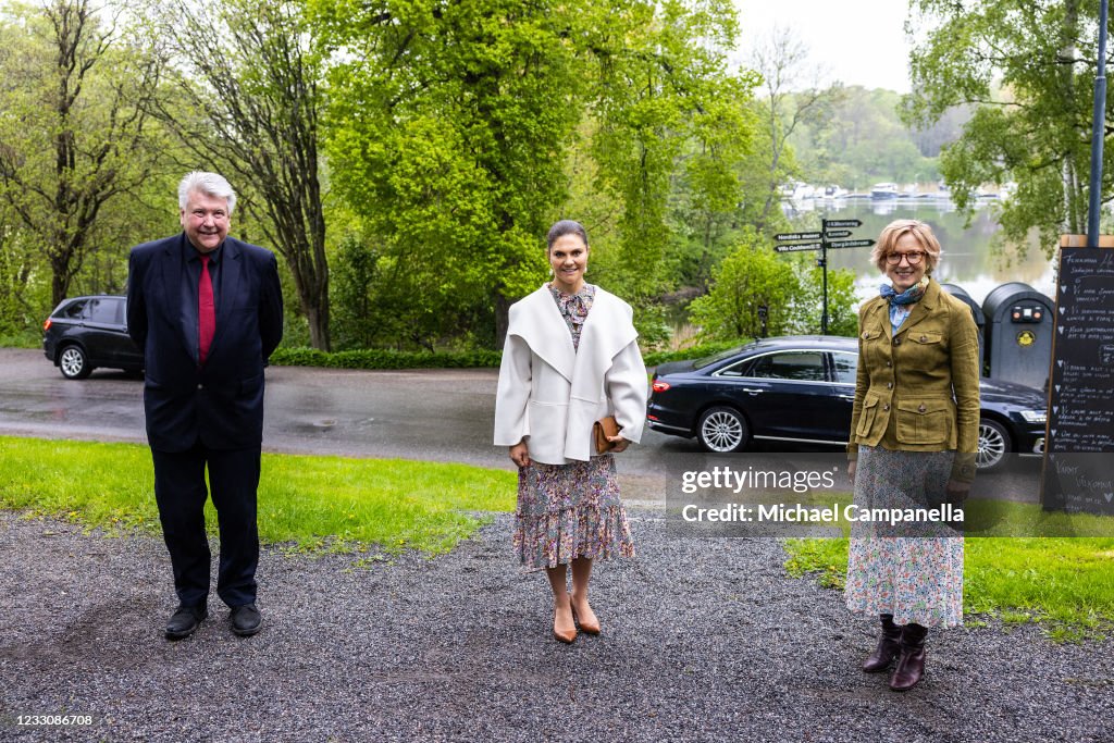 Crown Princess Victoria Of Sweden Visits the Nordic Museum