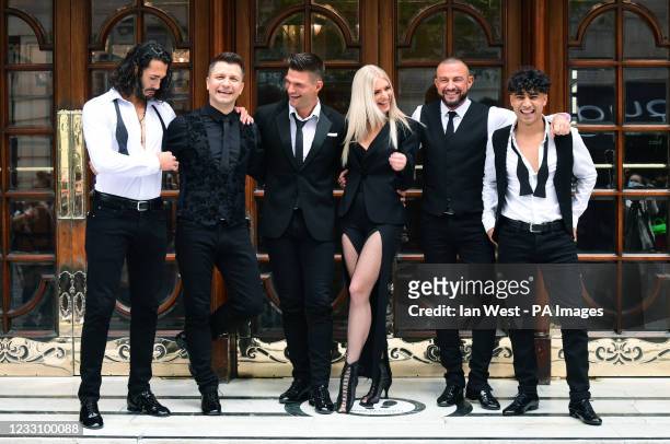 Stricly Come Dancing stars Graziano di Prima, Pasha Kovalev, Aljaz Skorjanec, Nadiya Bychkova , Robin Windsor and Karim Zeroual launching their new...