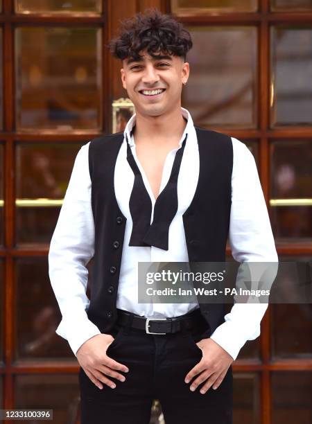 Stricly Come Dancing star Karim Zeroual launching new show, Here Come the Boys, at the London Palladium. Picture date: Tuesday May 25, 2021.